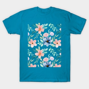 Pastel Flower beautiful pattern T-Shirt